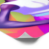 アフリカの運老婦人の頭の上の花瓶 ポスター (角)