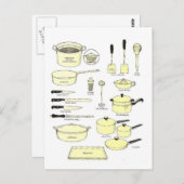 アフリカの道具 ポストカード (正面/裏面)