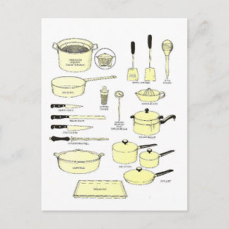 アフリカの道具 ポストカード