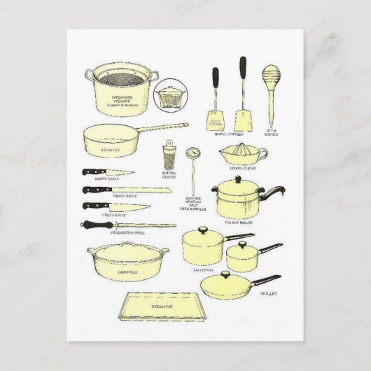 アフリカの道具 ポストカード (正面)