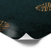 アフリカの部族のグランジ質感。 ポスター (コーナー)