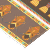 アフリカの部族のパターンのダイニングの装飾 テーブルクロス (アングル)