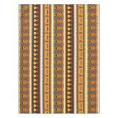 アフリカの部族のパターンのダイニングの装飾 テーブルクロス (正面)