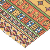 アフリカの部族のパターンのホームデコールテーブルランナー ショートテーブルランナー (コーナー)