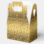 アフリカの部族のパターン。Adinkraのシンボル。 フェイバーボックス (オープン)