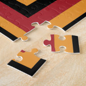 アフリカの部族のパタ華美ーン ジグソーパズル (側面)