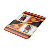 アフリカの部族のパタ華美ーン バスマット (アングル)