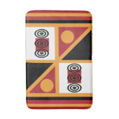 アフリカの部族のパタ華美ーン バスマット (正面縦)