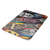 アフリカの部族のマスクカラフルバスマット バスマット (アングル)