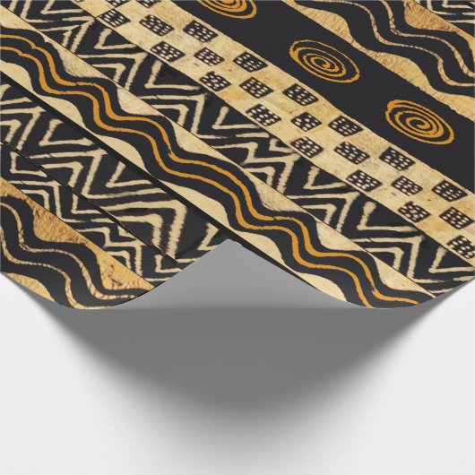 アフリカの部族の包装紙 ラッピングペーパー (角)