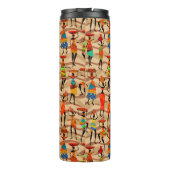 アフリカの部族の女性パターン タンブラー (裏面)