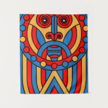 アフリカの部族の戦士