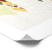 アフリカの部族の村の女性 ポスター (角)