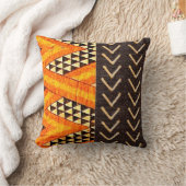 アフリカの部族の泥地 クッション (ブランケット)