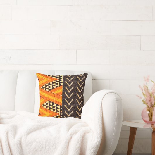 アフリカの部族の泥地 クッション (ソファ)