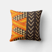 アフリカの部族の泥地 クッション (裏面)