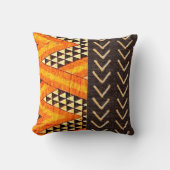 アフリカの部族の泥地 クッション (正面)