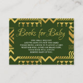 アフリカの部族の赤ちゃんシャワー予約リクエスト エンクロージャーカード