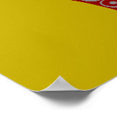 アフリカの部族アートミュージシャンライディングゾウのポスター ポスター (角)