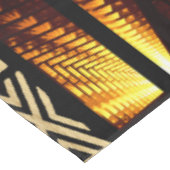 アフリカの部族タペストリーのモチーフ テーブルクロス (アングル)