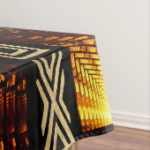 アフリカの部族タペストリーのモチーフ テーブルクロス (インサイチュ)