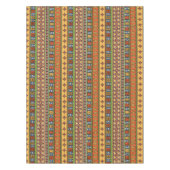 アフリカの部族パターンの食卓 テーブルクロス (正面)