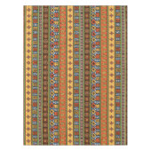 アフリカの部族パターンの食卓 テーブルクロス (正面)