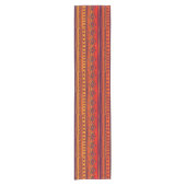 アフリカの部族パターンパーティー ショートテーブルランナー (正面)