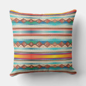 アフリカの部族パターン クッション (裏面)