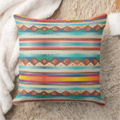 アフリカの部族パターン クッション (ブランケット)