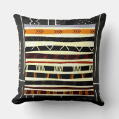 アフリカの部族パターン クッション (正面)