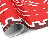 アフリカの部族パターン ラッピングペーパー (ロールコーナー)