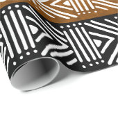 アフリカの部族ボゴラン泥布包紙 ラッピングペーパー (ロールコーナー)