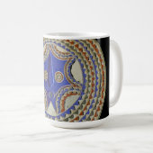 アフリカの部族マスク コーヒーマグカップ (正面右)