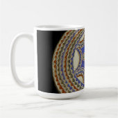 アフリカの部族マスク コーヒーマグカップ (左)