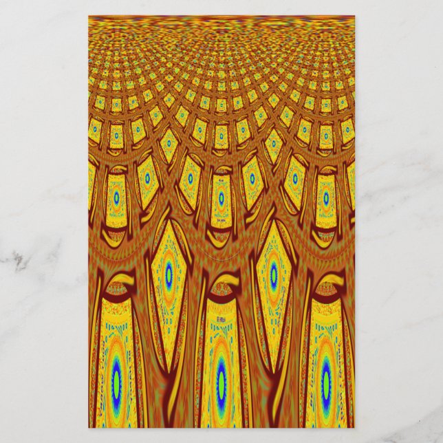 アフリカの部族モチーフ (正面)