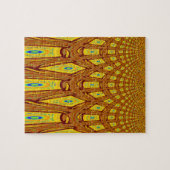 アフリカの部族モチーフ ジグソーパズル (横)