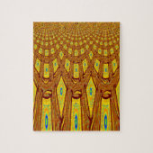 アフリカの部族モチーフ ジグソーパズル (縦)