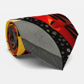 アフリカの部族模様のネックタイ ネクタイ (ロール)