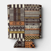 アフリカの部族生地、抽象芸術ヴィンテージ。 缶クーラー (裏面)