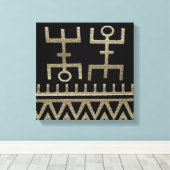 アフリカの部族舞踊 キャンバスプリント (インサイチュ (ウッドフロア))