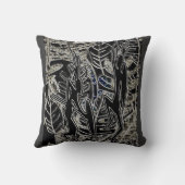 アフリカの部族舞踊 クッション (裏面)