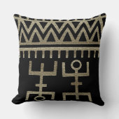 アフリカの部族舞踊 クッション (正面)