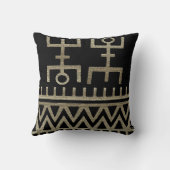 アフリカの部族舞踊 クッション (裏面)