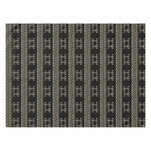 アフリカの部族舞踊 テーブルクロス (正面(横))