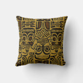 アフリカの部族 クッション (裏面)