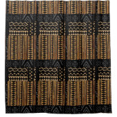 アフリカの部族 シャワーカーテン (正面)