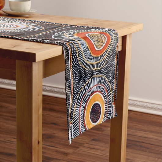 アフリカの部族 ショートテーブルランナー (インサイチュ)