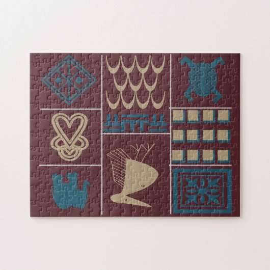 アフリカの部族 ジグソーパズル (横)