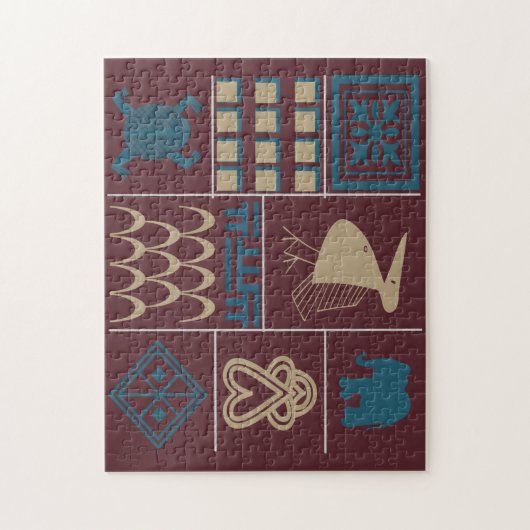 アフリカの部族 ジグソーパズル (縦)